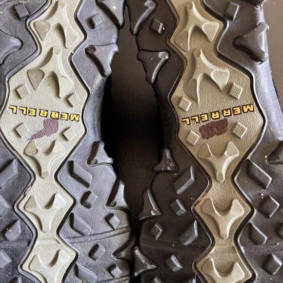 MERRELL Winter Moc Shoe Mens Size 10M Black Slip On Suede Casual Comfort - Picture 10 of 12